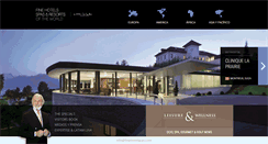 Desktop Screenshot of finehotelspas.com